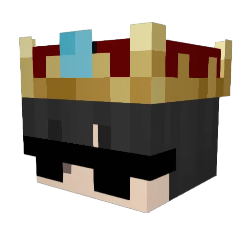 yeizon_M7 Minecraft avatar head, 3D render
