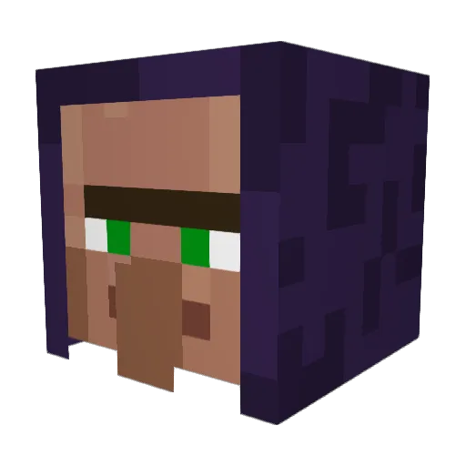 yeju Minecraft avatar head, 3D render