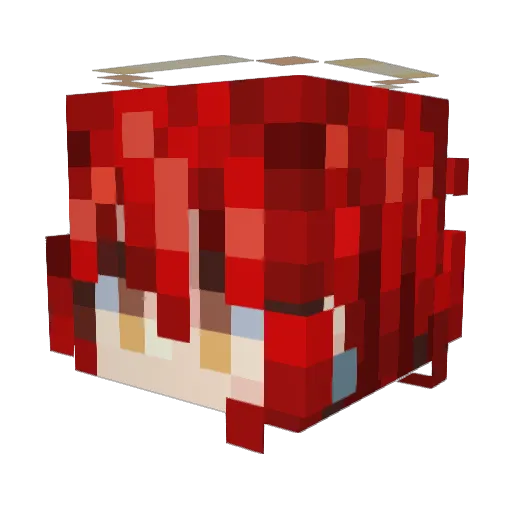 yekong404 Minecraft avatar head, 3D render