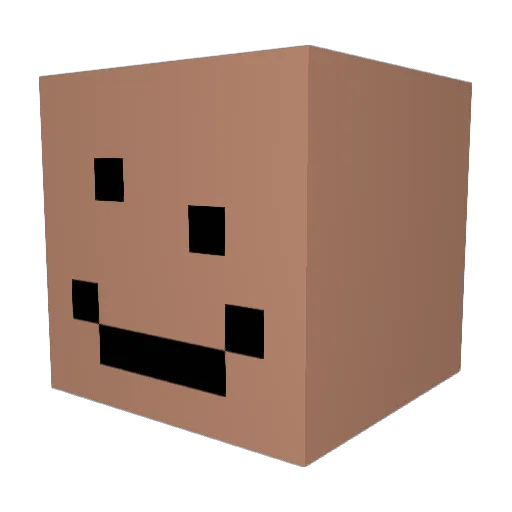 yelloII Minecraft avatar head, 3D render