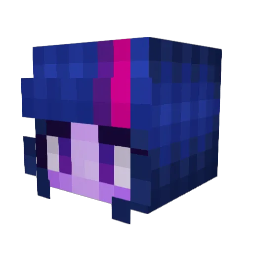 yellow731 Minecraft avatar head, 3D render