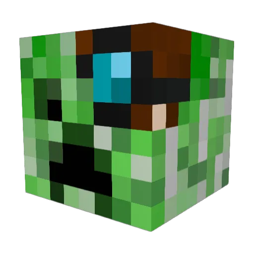 yellow_yoshi25 Minecraft avatar head, 3D render
