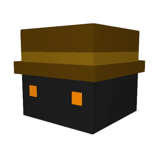 yellowharmony Minecraft avatar head, 3D render