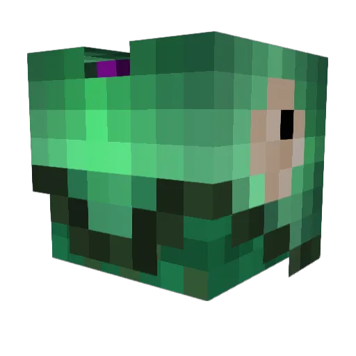 yellownds Minecraft avatar head, 3D render