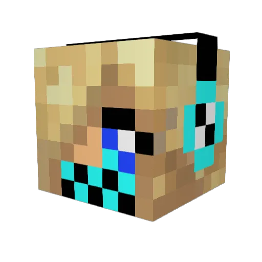 yellowpizza13 Minecraft avatar head, 3D render