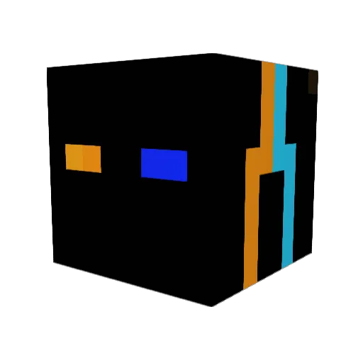 yemaoze Minecraft avatar head, 3D render