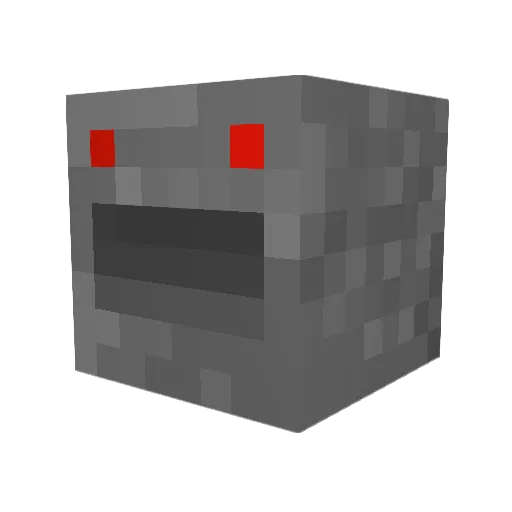 yempa Minecraft avatar head, 3D render