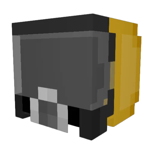 yender11 Minecraft avatar head, 3D render