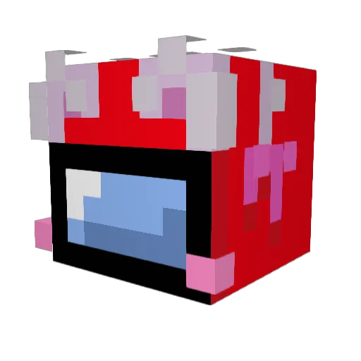 yenell Minecraft avatar head, 3D render