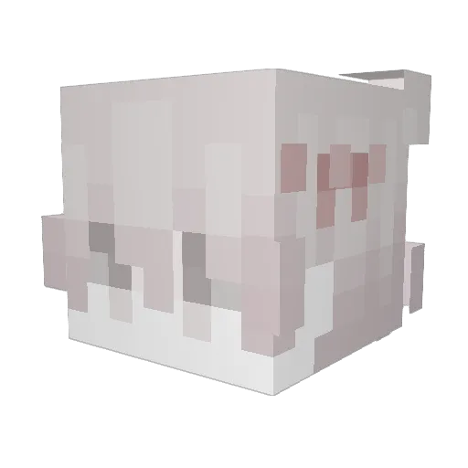 yengfe1z_ Minecraft avatar head, 3D render