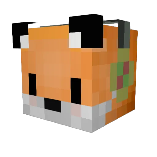 yenne01 Minecraft avatar head, 3D render