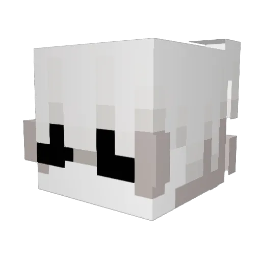 yenschrist Minecraft avatar head, 3D render
