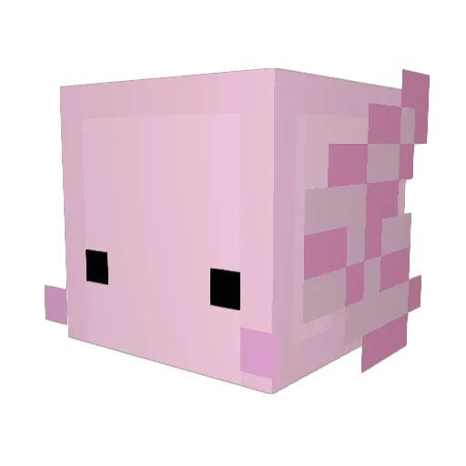 yenxw Minecraft avatar head, 3D render