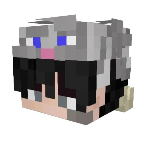 yenyen1106 Minecraft avatar head, 3D render