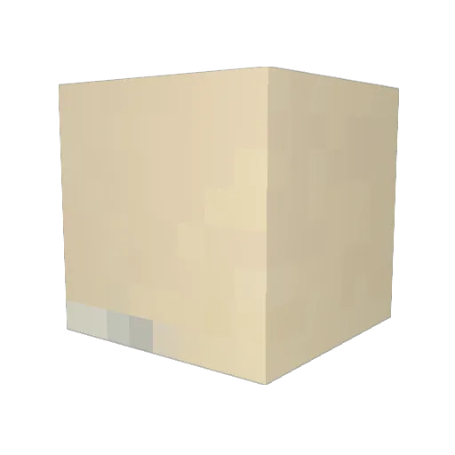 yenzoeezy Minecraft avatar head, 3D render