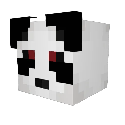 yeohwang Minecraft avatar head, 3D render