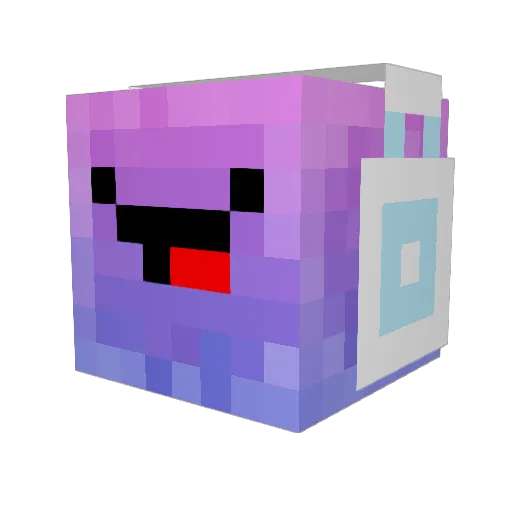 yeoln Minecraft avatar head, 3D render