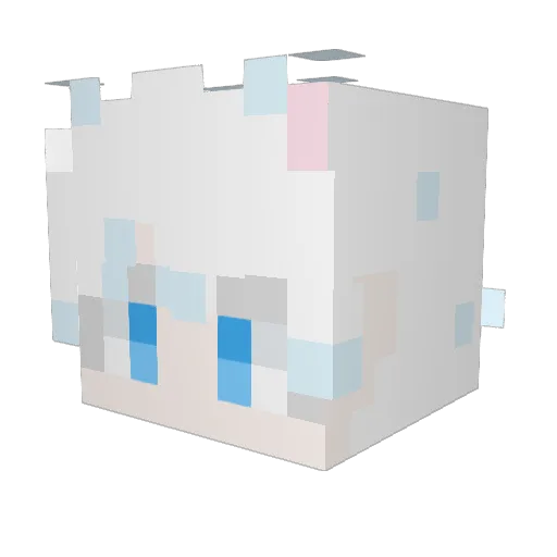 yeon0502 Minecraft avatar head, 3D render