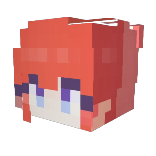 yeon0_4 Minecraft avatar head, 3D render