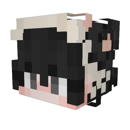 yeondoo37 Minecraft avatar head, 3D render