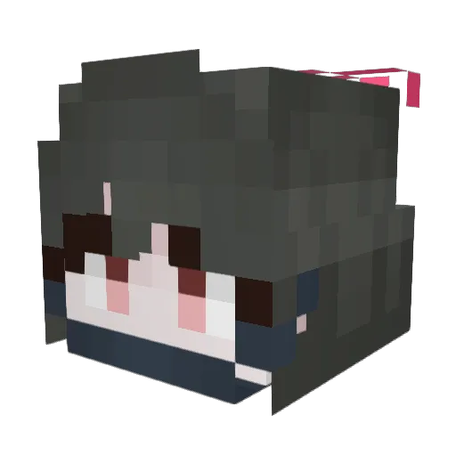 yeoneo124 Minecraft avatar head, 3D render
