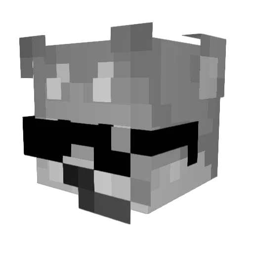 yeongyeong22 Minecraft avatar head, 3D render