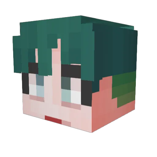 yeonhye217 Minecraft avatar head, 3D render