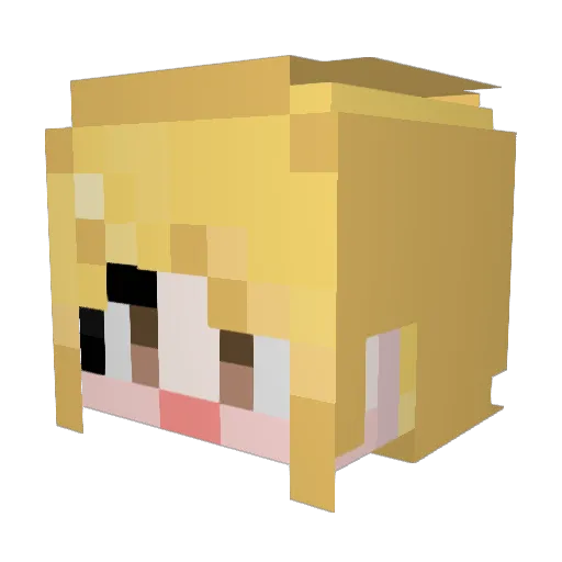 yeonseo0153 Minecraft avatar head, 3D render
