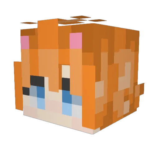 yeonsilo Minecraft avatar head, 3D render