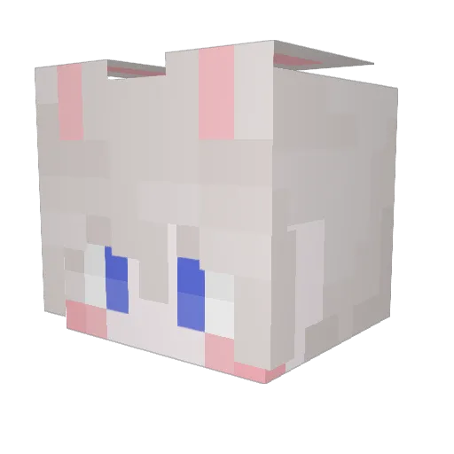 yeonu_27 Minecraft avatar head, 3D render