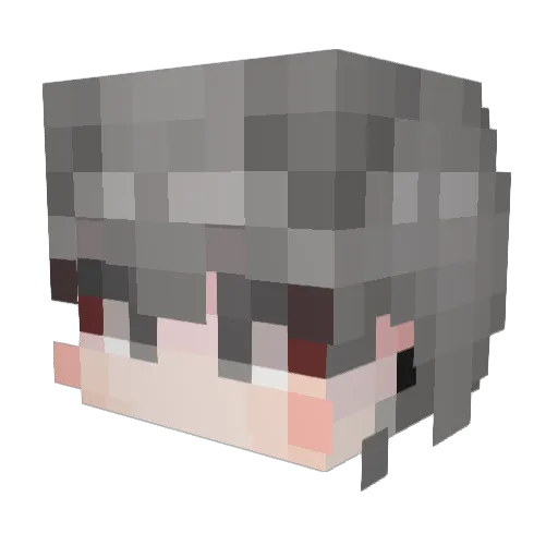 yeonue_e Minecraft avatar head, 3D render