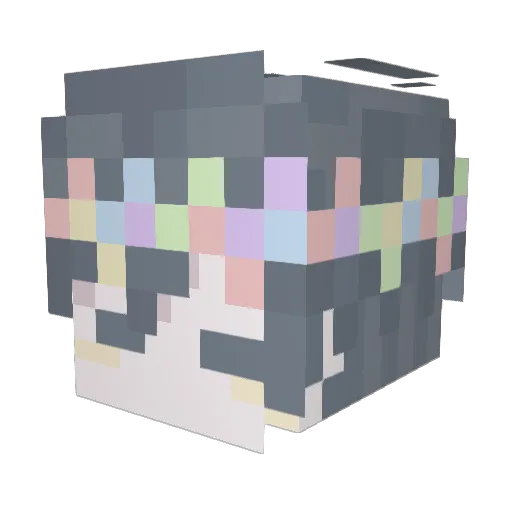 yeonyoo_o Minecraft avatar head, 3D render