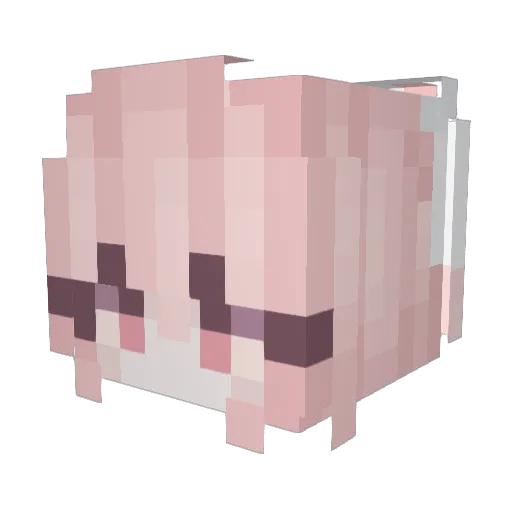 yeooooo_ni Minecraft avatar head, 3D render