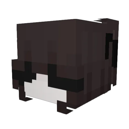 yeoqq Minecraft avatar head, 3D render