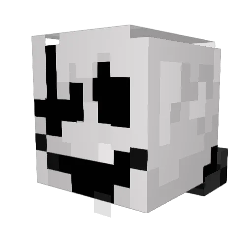 yeoul_UOU Minecraft avatar head, 3D render