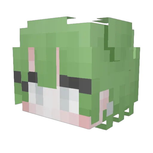 yeoun_99 Minecraft avatar head, 3D render