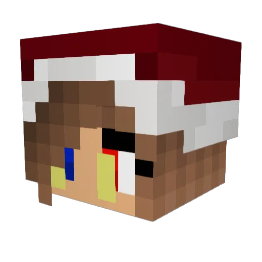 yep2471 Minecraft avatar head, 3D render
