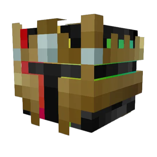 yepidoodles Minecraft avatar head, 3D render