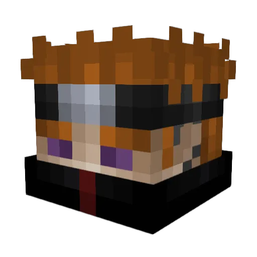 yepkun Minecraft avatar head, 3D render