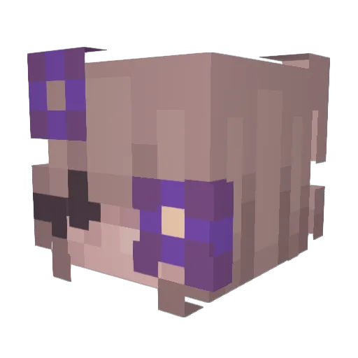 yerbua1 Minecraft avatar head, 3D render