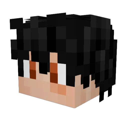 yerdan87 Minecraft avatar head, 3D render