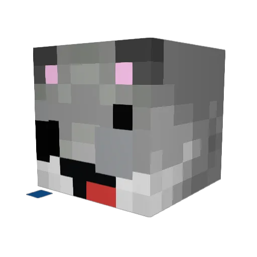 yerfdog03 Minecraft avatar head, 3D render