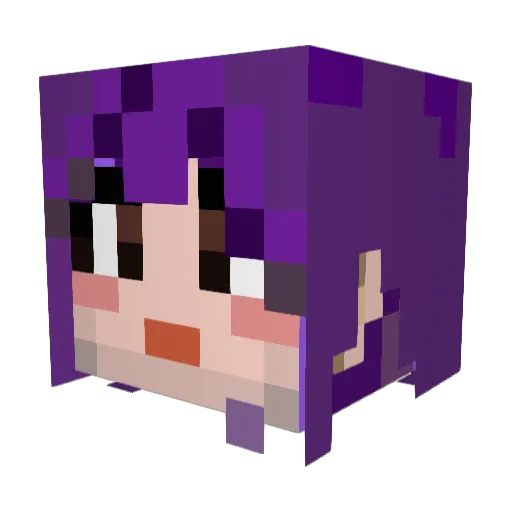 yerimeya Minecraft avatar head, 3D render