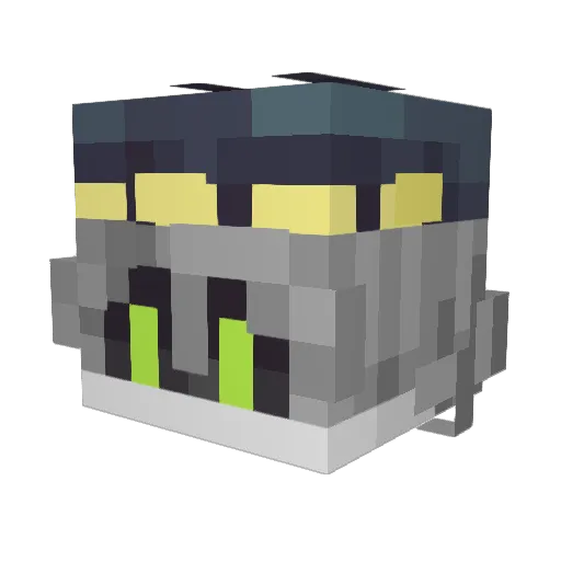 yerma787 Minecraft avatar head, 3D render