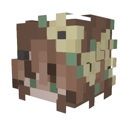 yes_uhh_yes Minecraft avatar head, 3D render