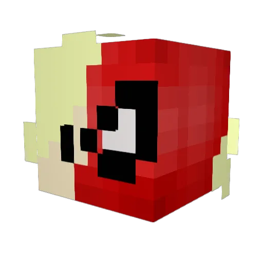 yesclay Minecraft avatar head, 3D render