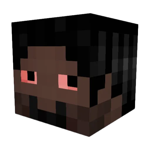 yescolin Minecraft avatar head, 3D render