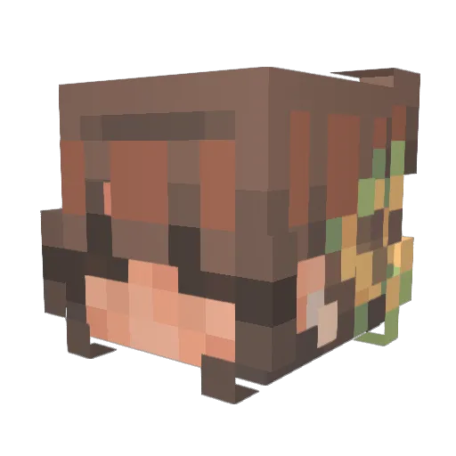 yesexpress Minecraft avatar head, 3D render