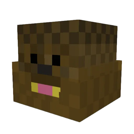 yeskiet1 Minecraft avatar head, 3D render