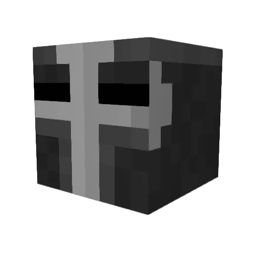 yeslouis Minecraft avatar head, 3D render